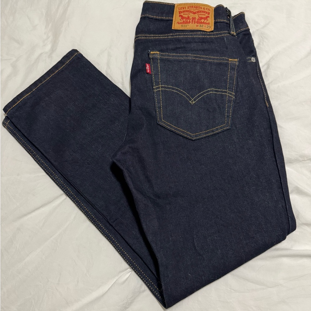 Levi's Men's Dark Rinse 511 jeans
